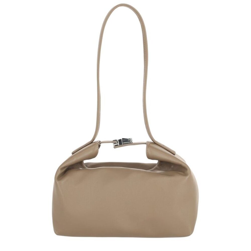 By Far Bea Nappa Leather Shoulder Bag, Beige